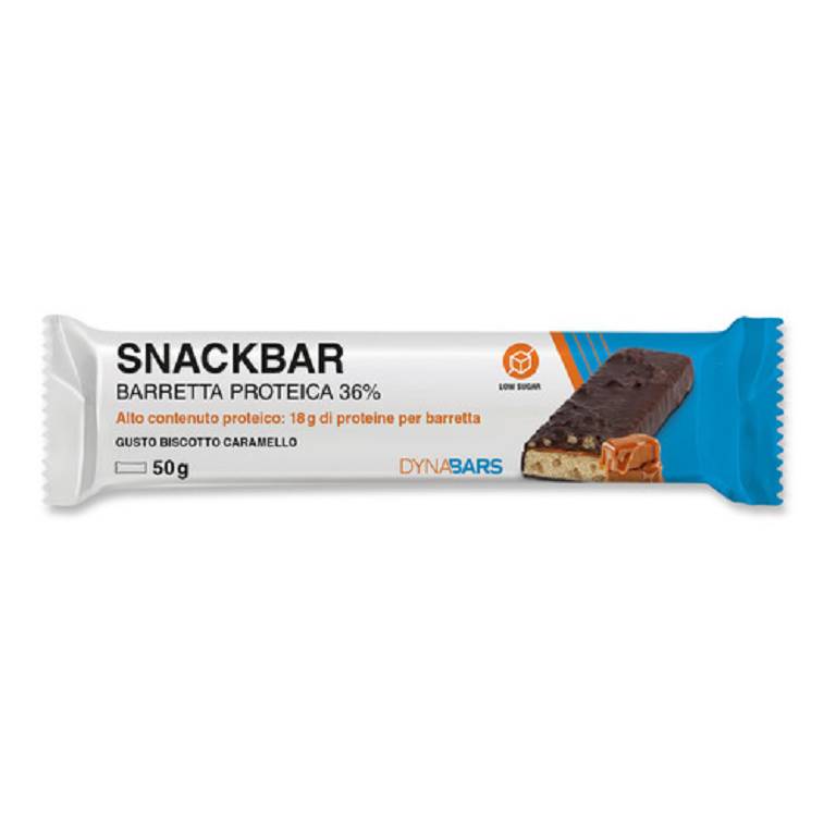 SNACKBAR BARRETTA PROTEICA 36% GUSTO BISCOTTO CARAMELLO